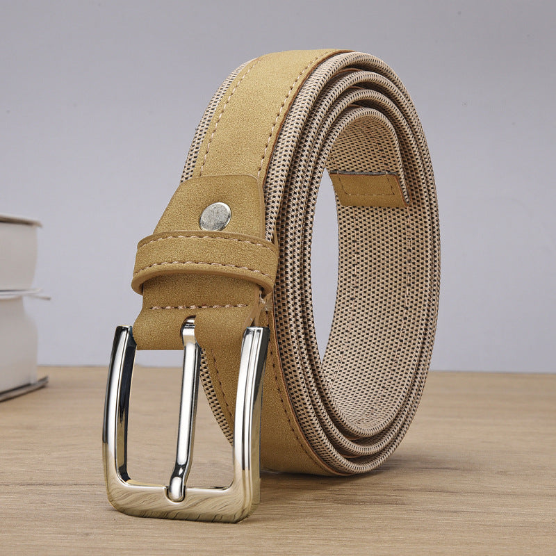 Korean Version Creative Style Suede Man's Belt 8dd47492 ed07 4162 803e 4978a023ddc4