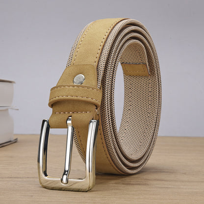 Korean Version Creative Style Suede Man's Belt 8dd47492 ed07 4162 803e 4978a023ddc4