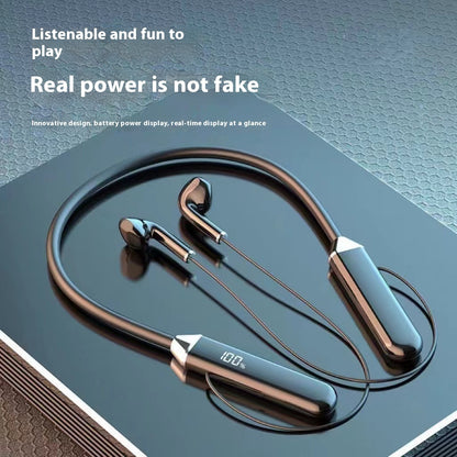 Neck Hanging Bluetooth Earphone In-ear Sports 8dd9abc7 ccd1 469e a016 7505c3756cde trans