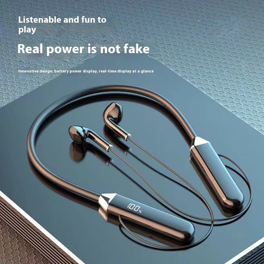 Neck Hanging Bluetooth Earphone In-ear Sports 8dd9abc7 ccd1 469e a016 7505c3756cde trans