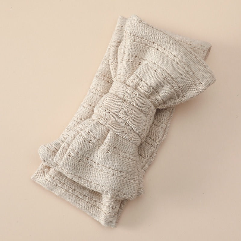 Cute Bowknot Cotton Elastic Baby Hair Band 8df7d303 a041 40cb b8ae e400483643af