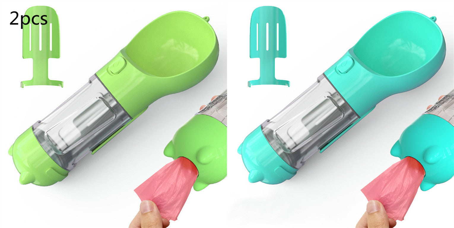 Pet Water Bottle Feeder Bowl Garbage Bag Storage Portable Pet Outdoor Travel 3 In 1 Dog Water Bottle 8dfab22f 08e3 40de b0f5 