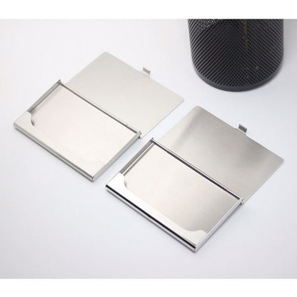 304 Stainless Steel Laser Sculpture Business Card Case - 图片 6