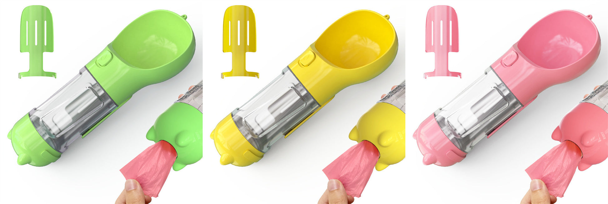 Pet Water Bottle Feeder Bowl Garbage Bag Storage Portable Pet Outdoor Travel 3 In 1 Dog Water Bottle 8e253bc6 e355 4fef b3e5 