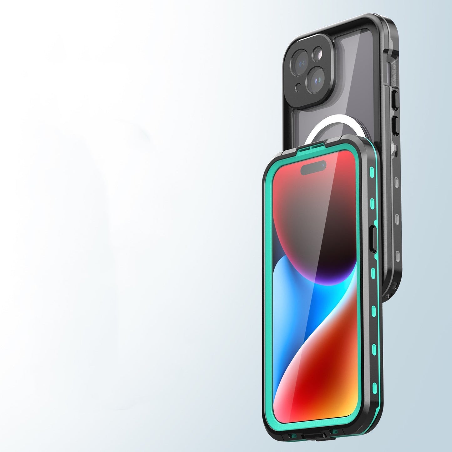 Waterproof Phone Case Wireless Charger Magnetic Transparent All-inclusive 8e4db331 15c6 4b18 af1f c2f368728086