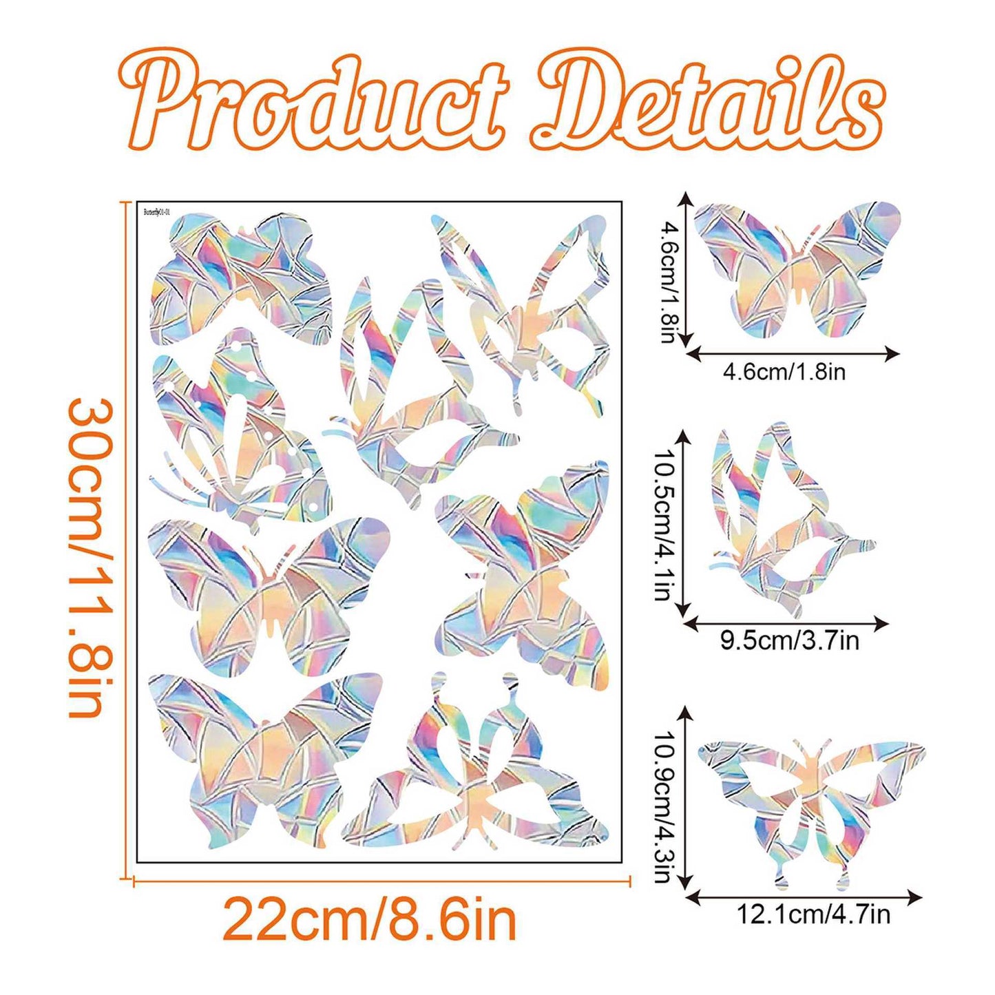 Rainbow Prism Electrostatic Glass PVC Decorative Colorful Window Stickers 8e51d4ec fadf 44ee a3f3 9c327fd4d4c4