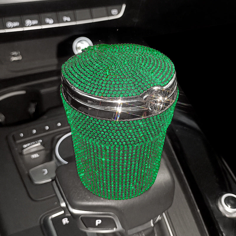 Creative Covered Diamond Inlaid Car Ashtray 8e534274 9605 49ef 823b 70f70905993e