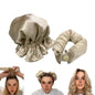 New Heatless Curl Stick With Cloth Cover Cute Ball Head Hair Curler Headband Hair Rollers Wave Form Curling Rod Hair Style To