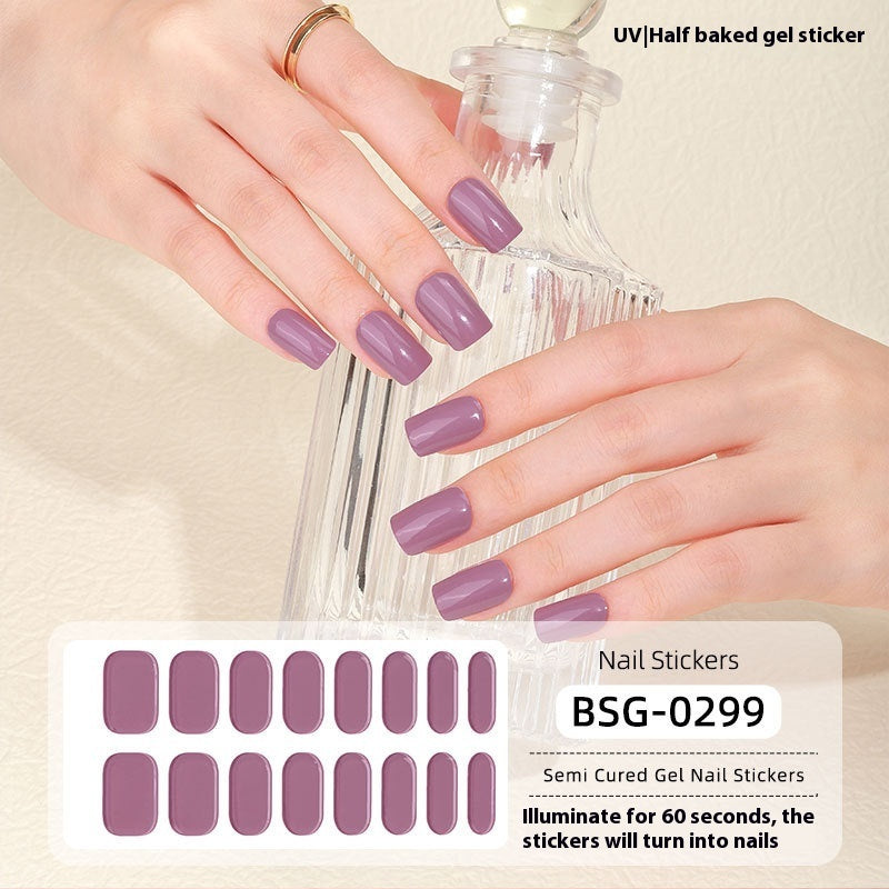 Pure Color UV Gel Nail Sticker Semi-curing Gel Nail Stickers Heating Lamp 8e7a96fa 4f56 4ccb 9294 d51d505e3e17 trans