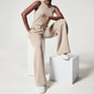 Women's Solid Color Sleeveless Lace-up Jumpsuit 8e7ce175 49f7 412f a70a 1c08bae811d8