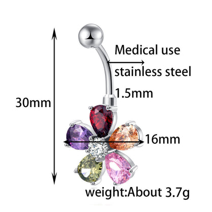 Fashion Navel Studnavel Bucklebelly Ring Medical Steel Human Body Piercing Accessories 8e95fa0d b73d 4efc 9e2b 649a0f2ff957