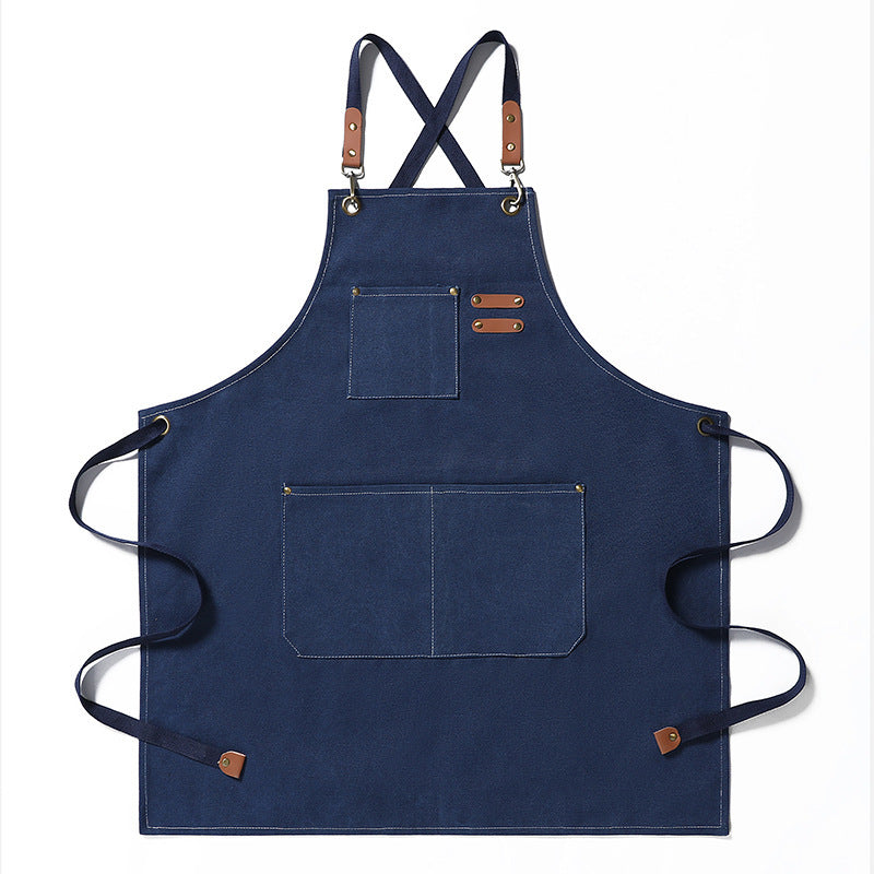Thickened Canvas Jean Apron Household Barista Kitchen Restaurant 8e99166f f18c 4a7d b4d0 87e91895262b f9d90170 5cf4 4c89 b216