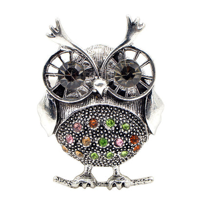 Diamond Cute Owl Vintage Brooch 8e9aab73 4186 40dd ad1d 1f6a267abf6a