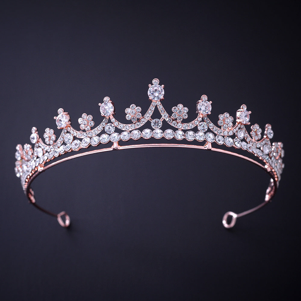 Simple Rhinestone Silver Headband Crown 8e9b6834 deca 4438 a52e b8ba3e8a84cb