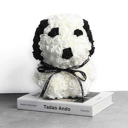 Creative Style Rose Dog Doll Christmas Gift Decoration 8ea3b066 cc55 49ed a608 9acee6a52bb6