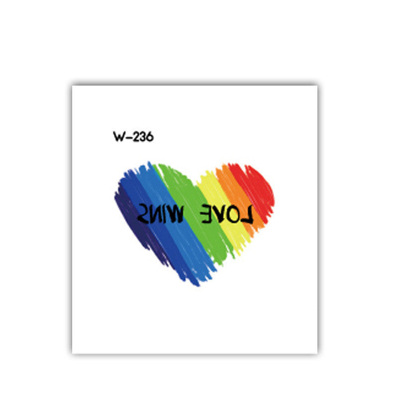Face Stick Rainbow Geometric Flower Arm Tattoo Sticker 8eb67f5e c5b2 4947 8a7c 52b366226122