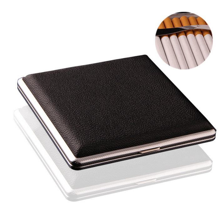 Leather Cigarette Case With Metal Clip 8ed81480 12f8 4d13 8667 86eb8b8a98fe