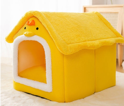Foldable Dog House Pet Cat Bed Winter Dog Villa Sleep Kennel Removable Nest Warm Enclosed Cave Sofa Pets Supplies 8ee92dba d8