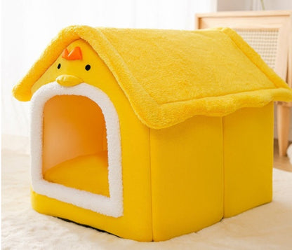 Foldable Dog House Pet Cat Bed Winter Dog Villa Sleep Kennel Removable Nest Warm Enclosed Cave Sofa Pets Supplies 8ee92dba d8