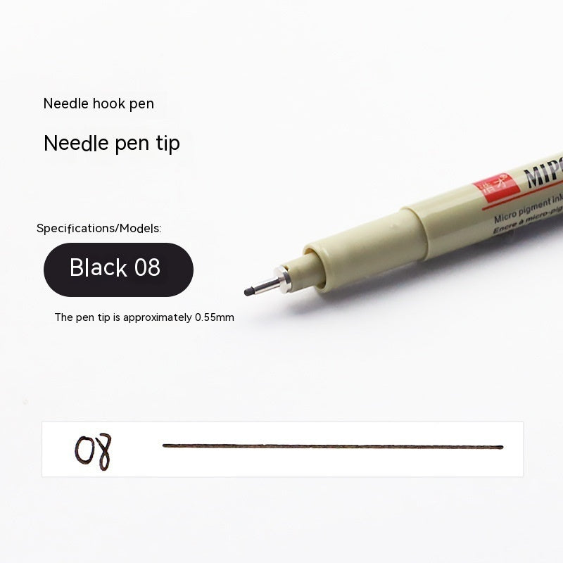 Student Waterproof Needle Pen Hook Line Pen Suit - 图片 11