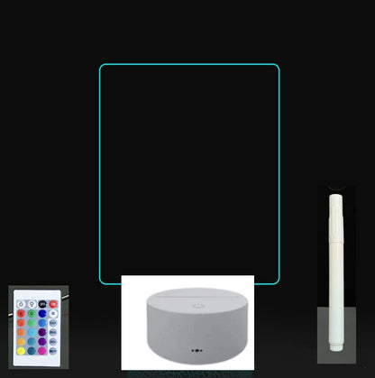 3D Acrylic Board Handwriting Message Board LED Light - HD Wireless Product #31