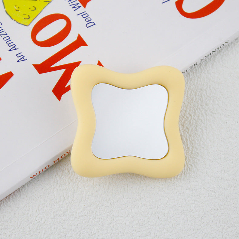 Irregular Mirror Transparent Air Bag Bracket Ins Blogger The Same Model Mobile Phone Bracket - 图片 9