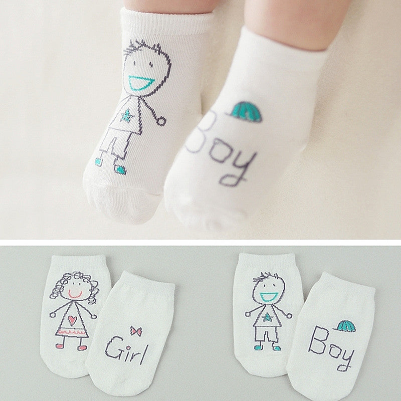 Baby's Socks Cartoon Asymmetric Baby Non-slip Room 8f01de03 8ca8 46cf aaae 07c8d15a81d1