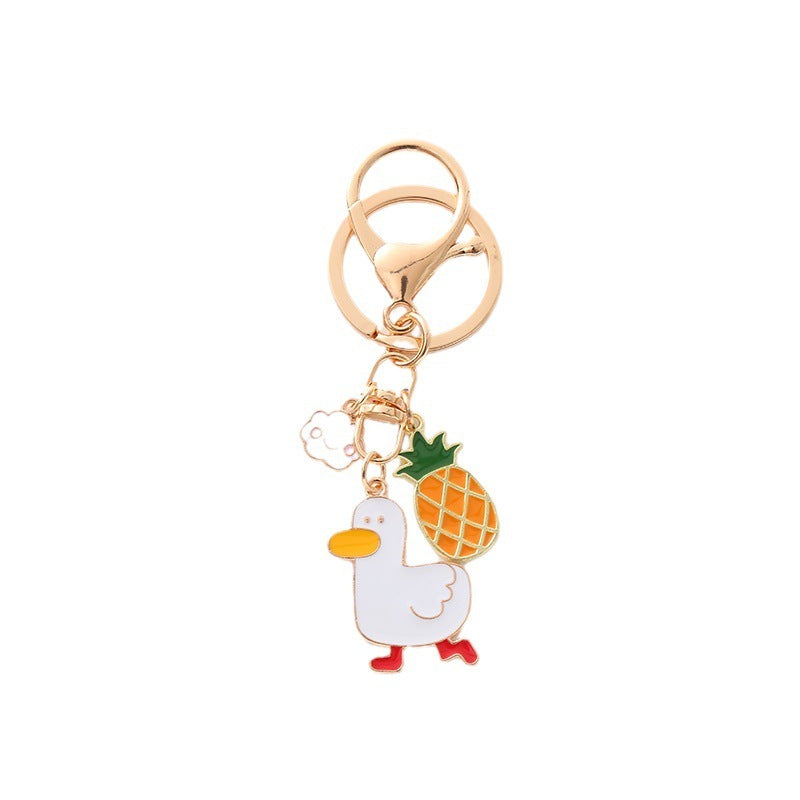 Pineapple Fried Egg Duck Car Key Ring 8f1cbc39 3080 4ac0 a598 2a97acc11027