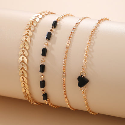 Boho Style Flower Starfish Buckle Circle Bracelet Set 8f23bc4d e1c7 4197 b708 bb67dd580a64