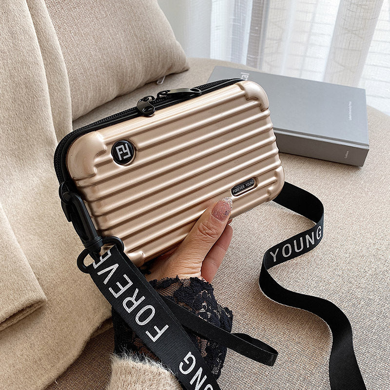 Women's Fashion Mini Luggage Shape Shoulder Crossbody Bag 8f438b1e 65e8 4fbc 955d 36e335c59eaf