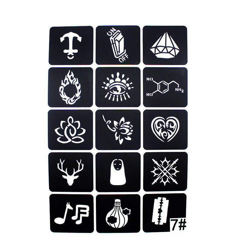 Hollow Tattoo Mold Women's Spray Paint 8f44bfd7 e25a 4dd3 97fb f68c3cad53d3