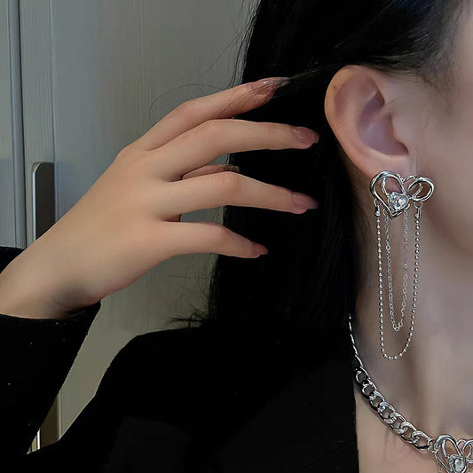 Retro Love Earrings Chain Tassel Temperament 8f4c32f0 a4d5 4ba0 9504 abe1db1d12e9