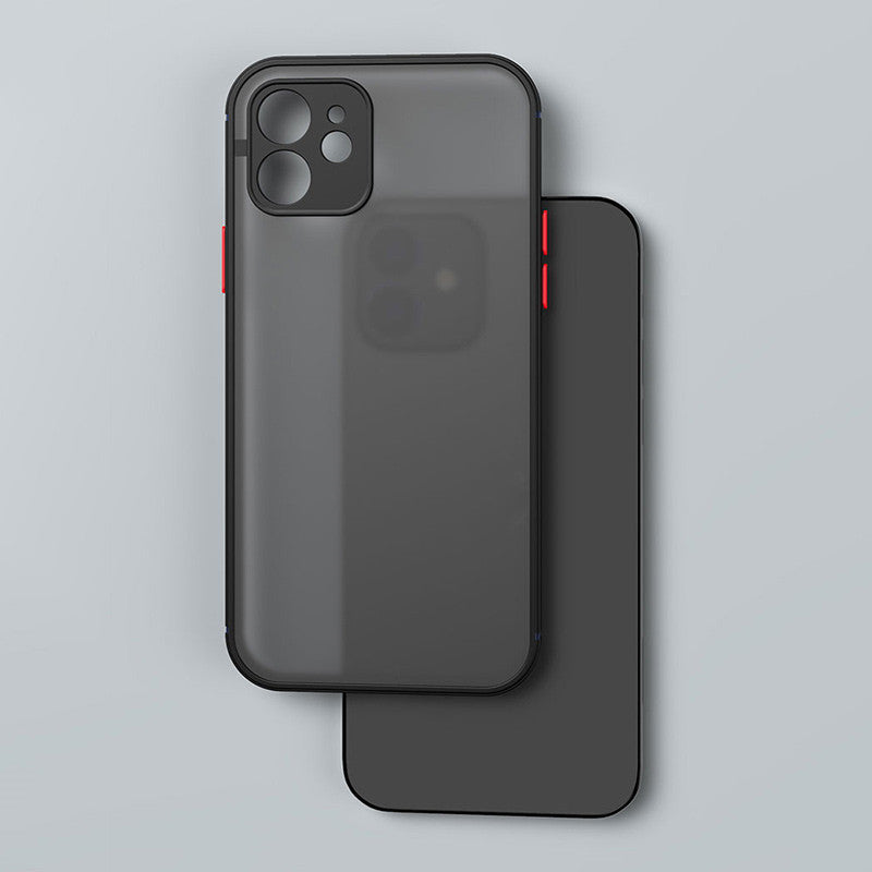 Contrasting Color Mobile Phone Hard Shell Anti-fall Frosted Protective Cover 8f6507b6 543d 4a86 a774 8a052888eef4