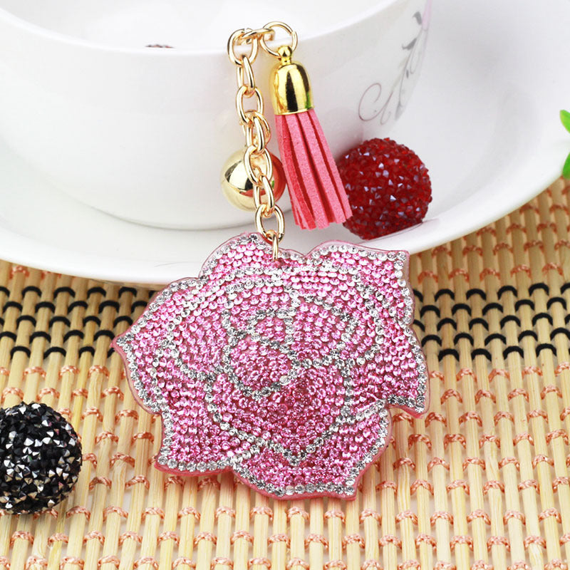 Women's Multi-color Rose Diamond Fashion Keychain 8f6ef570 bd69 4d9a 96a2 1ed7175049b5