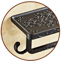 Antique Carved Alumimum Toilet Tissue Holder Punch-free 8f84cd3c 6af3 4302 ab8d a16e81113d06