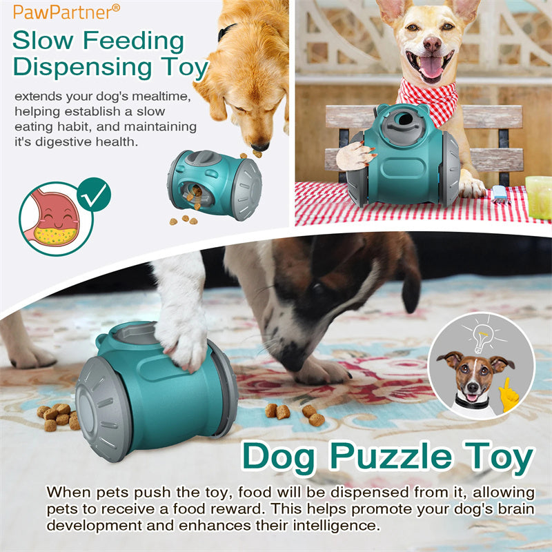 Dog Tumbler Toys Increases Pet IQ Interactive Slow Feeder For Small Medium Dogs Cat Training Balance Car Feeder Pet Toy Pet P
