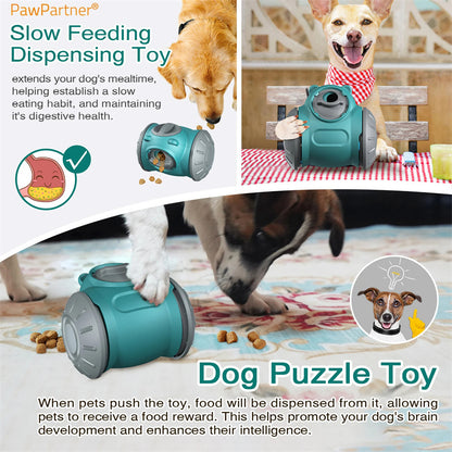 Dog Tumbler Toys Increases Pet IQ Interactive Slow Feeder For Small Medium Dogs Cat Training Balance Car Feeder Pet Toy Pet P