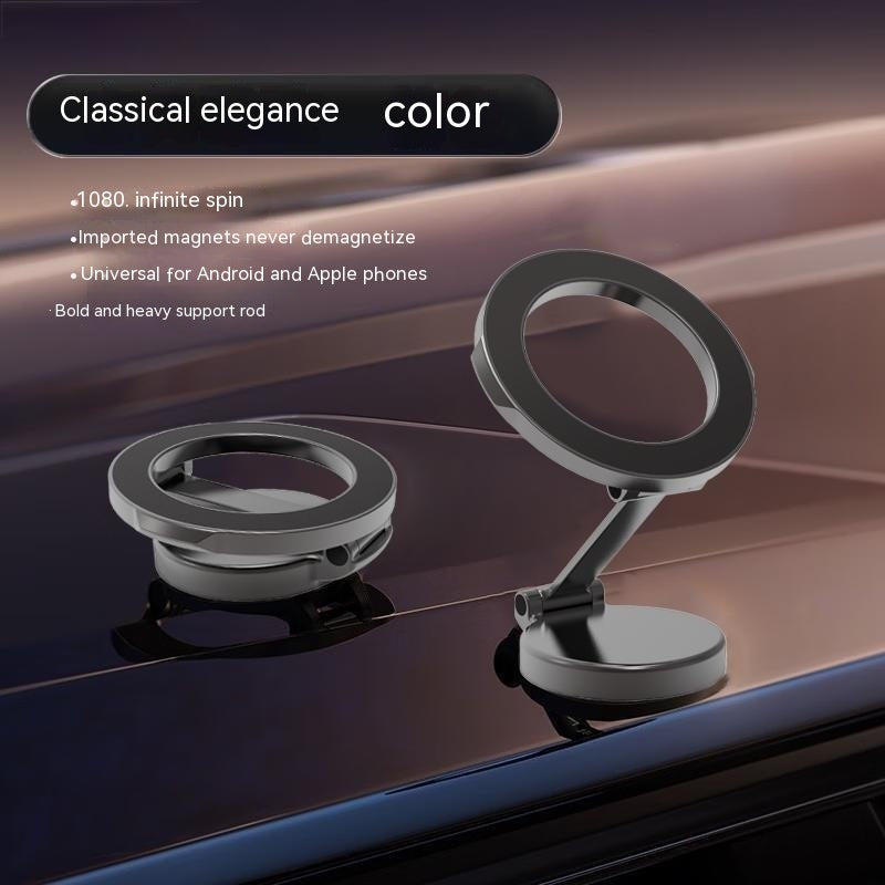 Magnetic Car Phone Mount All-Metal Foldable Phone Holder For Car Strongest Magnet Dashboard Phone Mount For Phone - 图片 5