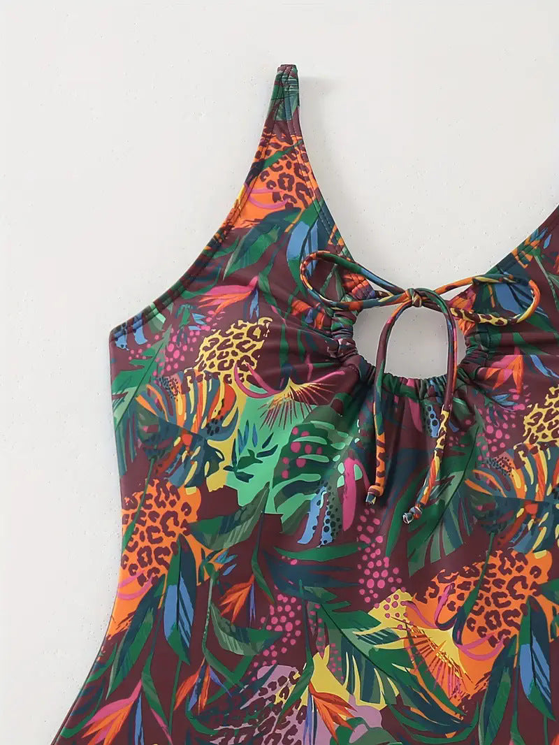 Fashion Women's Printed Triangle Sexy Swimsuit