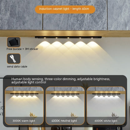 Ultra-thin Human Body Induction Smart Cat's Eye Hill Rechargeable Self-adhesive Wardrobe Light Belt 8fa18cff 1933 4522 8378 8