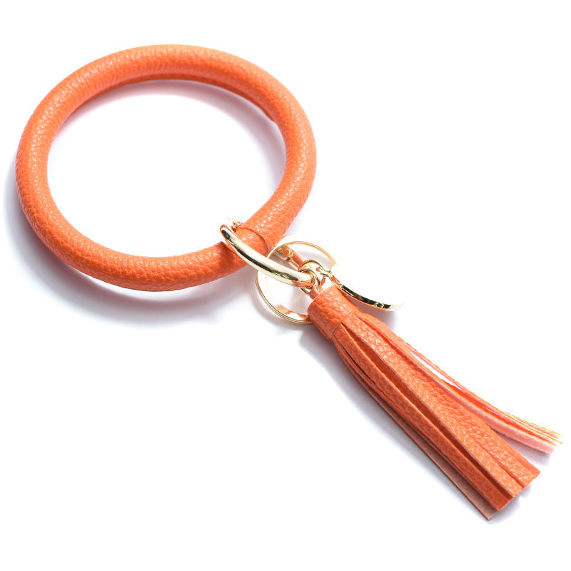 Pure Leather Tassel Pendant Bracelet 8fa6ffd3 85ac 40ca 832c 9d9f1fcb6434
