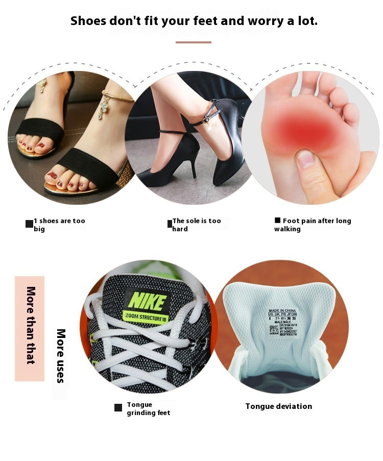 Thin Felt Front Palm Anti-wear Half Size Anti-wear Shoes Tongue Stickers 8facef81 e29b 4022 be33 059381c0abb4