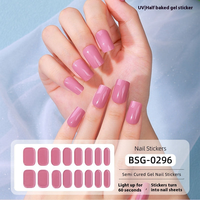 Pure Color UV Gel Nail Sticker Semi-curing Gel Nail Stickers Heating Lamp 8fc994c7 ce18 4554 a8cd 524dd433d8a1 trans