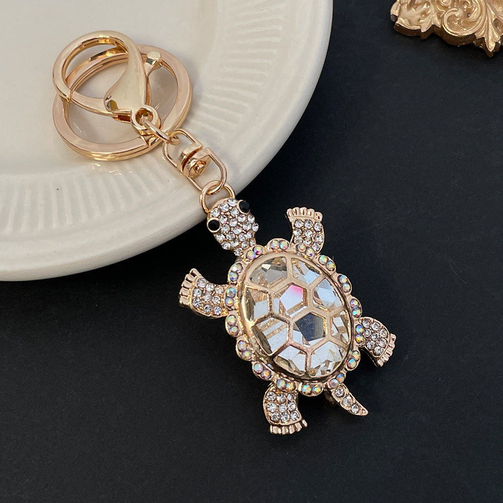 Color Diamond Metal Cute Turtle Car Key Ring 8fe4d336 92aa 45d2 a4a6 7ec4216dcb84