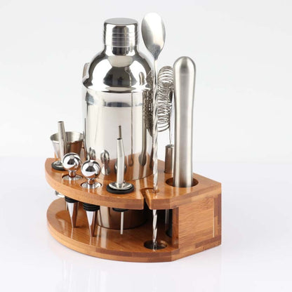 Bartender 12-piece Cocktail Family Bartending Tool Set With Semi-circular Bamboo Base 8ff0e784 7f1a 4248 a2c3 e57e499033eb