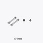 S999 Pure Silver Stud Earrings 4 Pairs Set Of Double-ended 8ff2603d 1d90 46d4 a705 282b1feebcb4