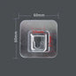 Strong Adhesive Snap Button, No Trace, No Punching, Hangable Double-sided Patch, Transparent Hook Buckle - 图片 4