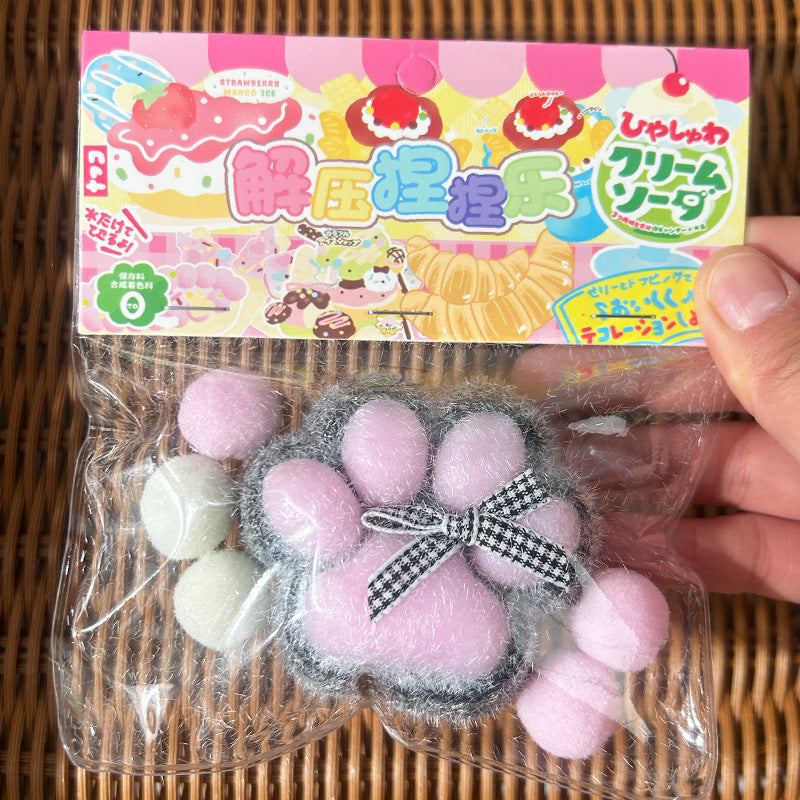 Large Cat's Paw Squeezing Toy Coconut Meat Powder Plush Good-looking Decompression Artifact 8ffe99b4 e1da 44a7 8493 ff6f81d81