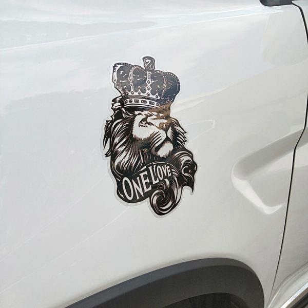 New One Lion Love Crown Graphic Car Body Sticker Color Difference Car Reflective Car Stickers 901bdb49 d044 4497 a6d7 6301bad
