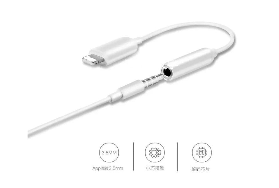Audio Adapter Compatible For 78X Lightning To 3.5mm 2-in-1 Audio Adapter - 图片 2